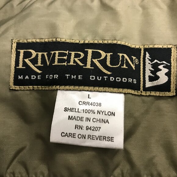 River Run Utility Vest sleeveless zip pockets L - Picture 8 of 8
